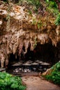 Cave cafe in Gangala valley, Gyukusendo, Naha, Okinawa Royalty Free Stock Photo