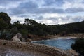 Cave at Cala Gat beach.