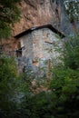 cave church in the North Macedonian mountains Royalty Free Stock Photo