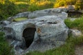 Cave city Bakla in Bakhchysarai Raion, Crimea. Royalty Free Stock Photo
