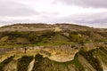 Cave city Bakla, near the city of Bakhchisaray, Crimea. Aerial view