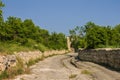 The cave city of Chufut-Kale, Crimea, Bakhchsarai district