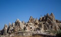 Cave city fortress in Cappadocia