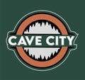 Cave City Kentucky with green background Royalty Free Stock Photo