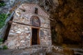 Cave Curch of Panagia Eleousa, Prespa, Greece Royalty Free Stock Photo