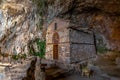 Cave Curch of Panagia Eleousa, Prespa, Greece Royalty Free Stock Photo