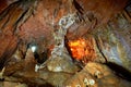 Cave dark interior Royalty Free Stock Photo