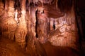 Cave dark interior Royalty Free Stock Photo