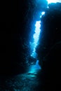 Cave diving Royalty Free Stock Photo