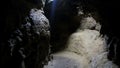 Cave, dungeon. Speleology, cave, dungeon, dark tunnel