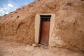 Cave dwelling in area of Matmata city, Tunisia Royalty Free Stock Photo