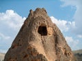 Cave dwelling in cappadocia desert Royalty Free Stock Photo