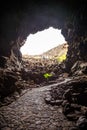 Cave entrance - Cueva de los Verdes