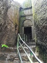 Cave entrance gate historical fort photo