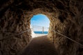 A cave exit at Rosh Hanikra - Israel