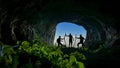 Cave exploration and travel successes of three crazy, adventurous and fearless friends