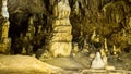 Speleothems in Vartop Glacier Cave, Apuseni Mountains, Romania