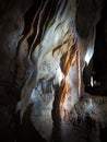 Details of cave formations in Jenolan Caves, Australia