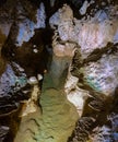 Cave Formations Reflecting in Mirror Lake,