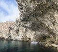 Cave,grotta zinzulusa,castro panorama Royalty Free Stock Photo