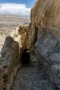 Cave in the Guge Dynasty Relics Scenic Area in Zhada County, Ali Prefecture, Tibet, China