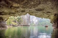 Cave in Halong bay, Vietnam Royalty Free Stock Photo