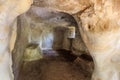 Cave hermitage from Alunis, Romania