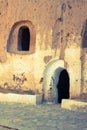 Cave house in matmata,Tunisia in the sahara desert Royalty Free Stock Photo