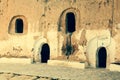 Cave house in matmata,Tunisia in the sahara desert Royalty Free Stock Photo