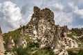 Cave houses in Goreme, Nevsehir, Capadoccia, Anatolia, Turkey, Asia