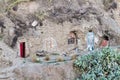 Cave houses on the slopes of Sacramonte hill in Granada, Spa