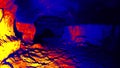 cave in infrared light.