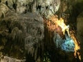 Cave jewlery in Resavska cave in Serbia.