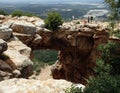 Cave Keshet in the Galilee, Israel Royalty Free Stock Photo