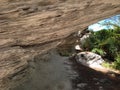 Cave at Lighthouse Beach, Eleuthera, The Bahamas Royalty Free Stock Photo