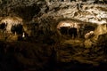 In the cave, a limestone landscape, natural church underground