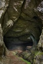 Cave in the limestone mountains