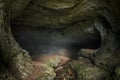 Cave in the limestone mountains