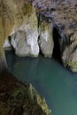 A cave on the lison river Royalty Free Stock Photo