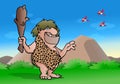 Cave man Royalty Free Stock Photo