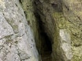 Cave of Maxim or The cave of the Haiduk Maxim in a Park forest Jankovac - Papuk nature park, Croatia