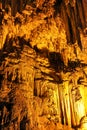 The cave of Melidoni in Crete island, Greece Royalty Free Stock Photo