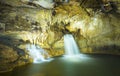 Cave of Misol Ha Waterfall Chiapas Royalty Free Stock Photo