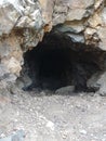 Cave in mountain by Christina Lake BC