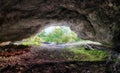 Cave in mountain Duta Skala, Slovakia