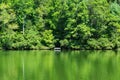 Cave Mountain Lake Reflections - 2 Royalty Free Stock Photo