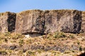 Monk caves near Debre Libanos, monastery in Debre Libanos, Oromia Region. Ethiopia Africa Royalty Free Stock Photo