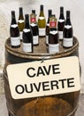 Cave Ouverte Open Volnay in Burgundy Royalty Free Stock Photo