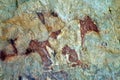 Cave Painting of Cattle Royalty Free Stock Photo