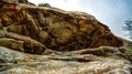 Cave paintings and petroglyphs Laas Geel near Hargeisa Somalia Royalty Free Stock Photo